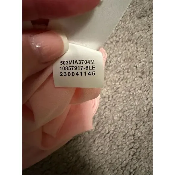 Anne Klein Women's Sleeveless V-Neck Blouse Pink Size M - Picture 10 of 10